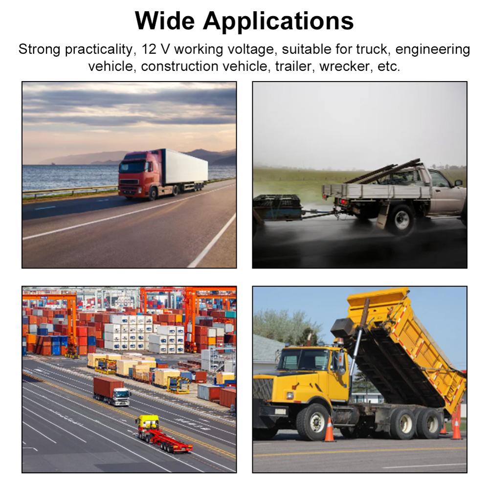 Car Truck Strobe Light 8 LED Suction Cup Lamp Front Windshield Traffic Advisor Safety Warning Light