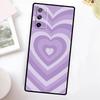 Latte Love Coffee Heart Brown Phone Case For Samsung Galaxy S26 S25 S24 S23 Ultra S20 FE S10 S21 S22 Plus S25 FE Cover