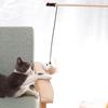 Кошачья палочка-дразнилка Деревянная палочка-дразнилка Интерактивная игрушка-палочка для шлифовки когтей Прочная Интересная Смешная