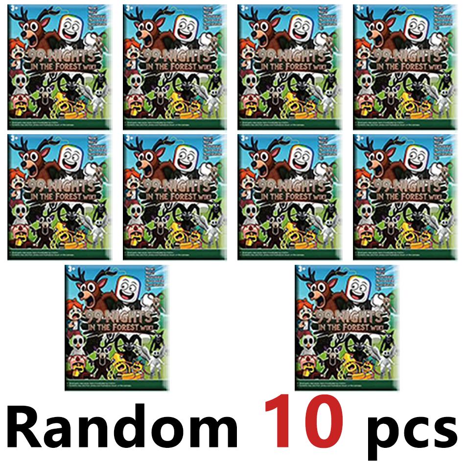 24 шт. 99 Ночей в Лесу Фигурки Животных Сова Олень Коза Модель Игрушка Кукла Хоррор Игры Фигурки Подарок для Детей