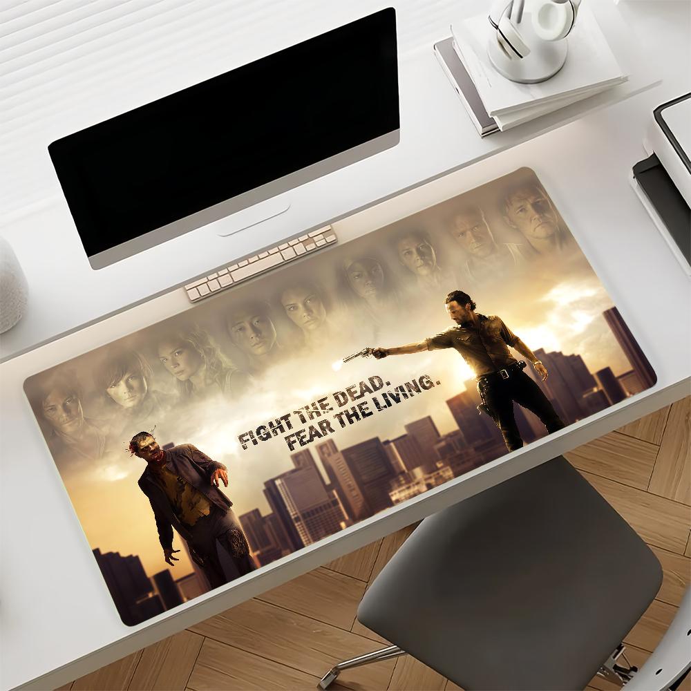 TV The WWalking DDead Mouse Pad Nonslip Rubber Computer Mat Gamer Balance Decoracion Deskmat Laptop Office Large
