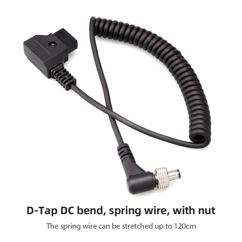 Адаптер питания D-Tap на двусторонний NP F550 570 770 970 муляж батареи с выходами 5 В и 12 В Type-C, гибкий пружинный кабель