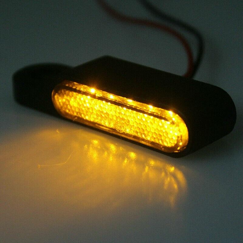 2 шт. Светодиодный указатель поворота для мотоцикла Для Harley Sportster Dyna Honda Shadow Kawasaki Vulcan Yamaha V-Star Road Star