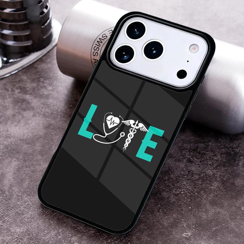 Медицинский чехол для телефона Медсестра для iPhone 17 16 15 Pro Max Air 14 13 12 11 Plus Ударопрочный Capa Cover