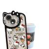 Чехол для телефона Apple 16PRO, совместимый с Sanrio, для TEMU/Xiyin/Tiktok - Веселый дизайн