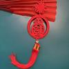 Reusable Chinese Knot Pendant Red New Year Ornament Blessing Spring Festival Hanging Pendant  Gifts