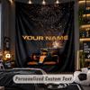 TapestryLando Norris Custom Name Text Personalized Wall Hanging Tapestry Home Wall Decor
