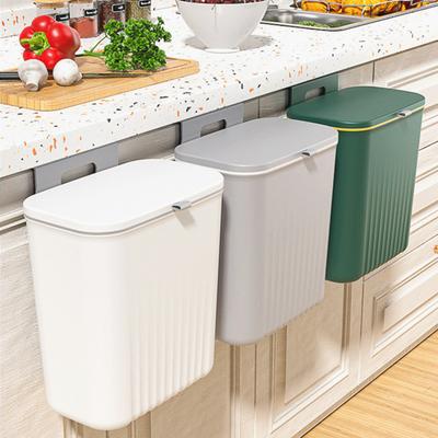 Мусорное ведро для кухни 9 л, подвесное, с крышкой, для дверцы шкафа, настенное, для кухонных отходов, подвесного типа