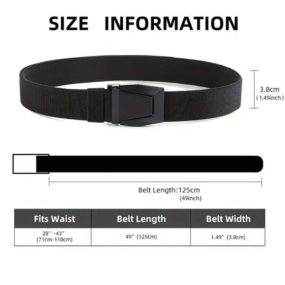 Casual Multi Function Men's Training Belt Adjustable Luxury Brand Design Canvas Braided Belt Versatile Weave Waist Band
