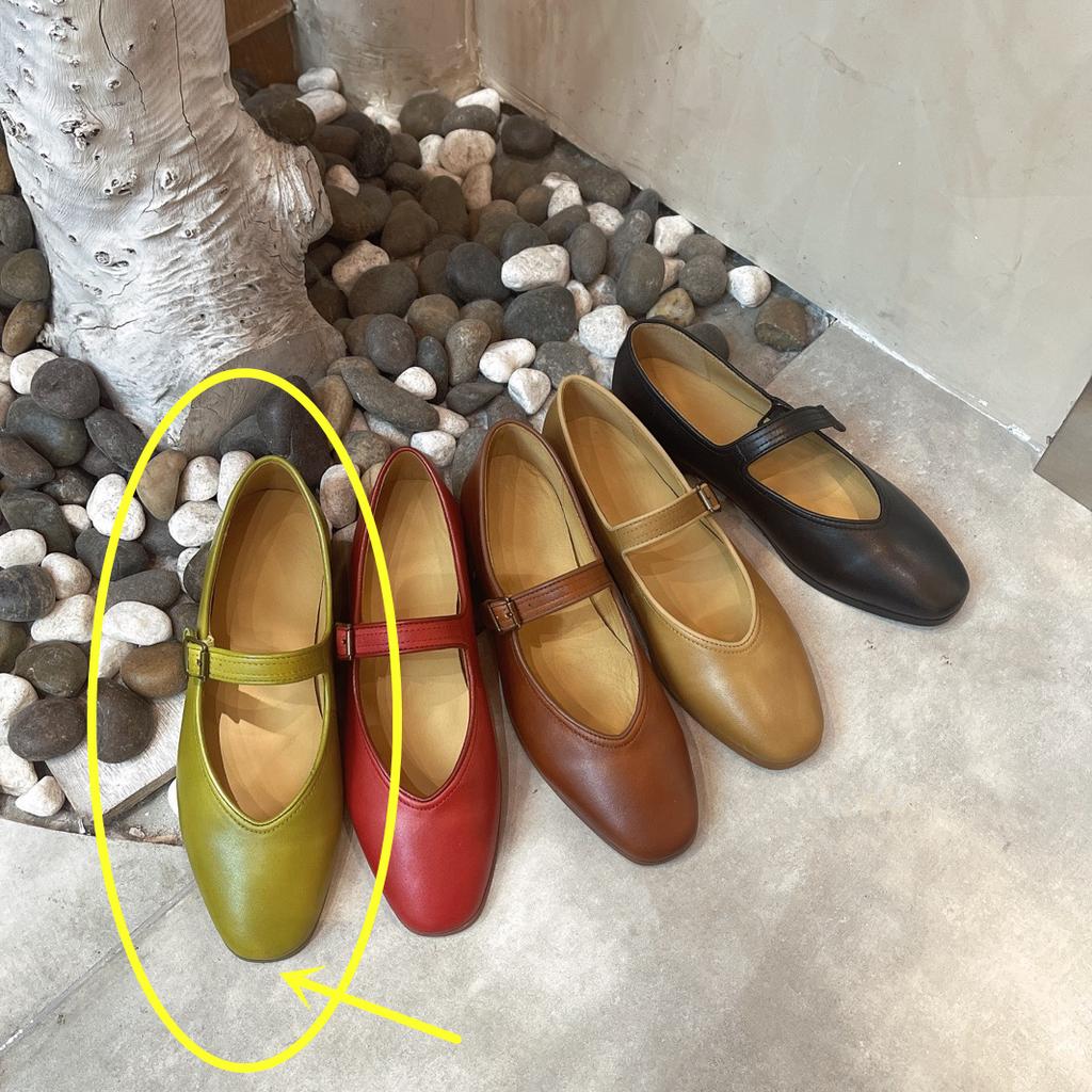 Модные туфли Мэри Джейн из коровьей кожи, туфли на плоской подошве из овчины, повседневные туфли для прогулок, ретро, женские туфли с острым носком, элегантные