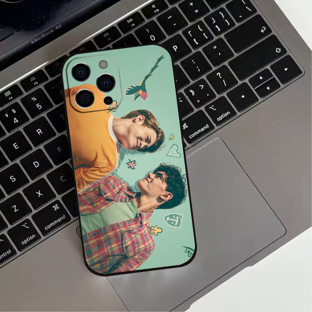 W-Warm New H-Heartstopper Movie Phone Case For iPhone 17,16,15,14,13,12,11 Plus,Pro Max,XS,Soft Silicone Black Cover