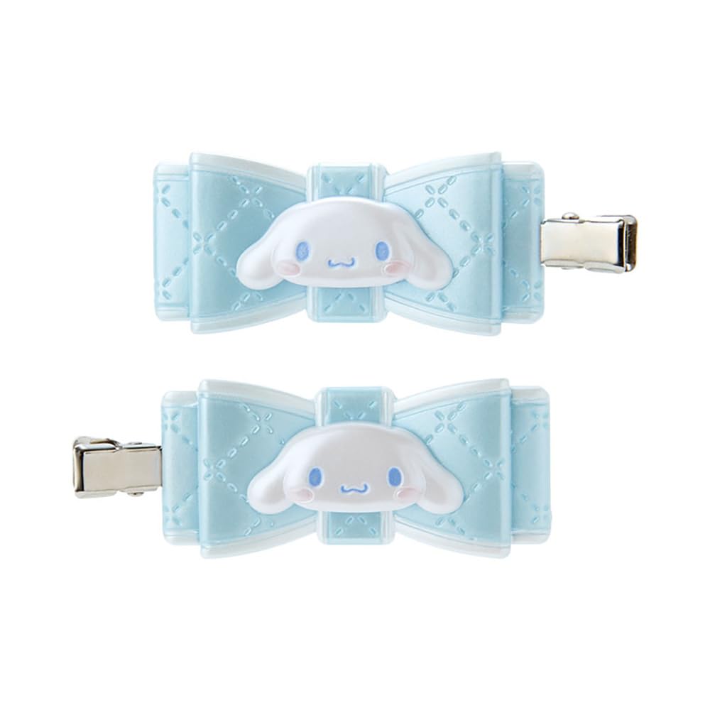 Sanrio Sanrio Bangs Clip Quilted Ribbon Hair Clip Cinnamoroll Cinnamon x x Character 027162 SANRIO (SANRIO) 2.5 5.5 0.7cm