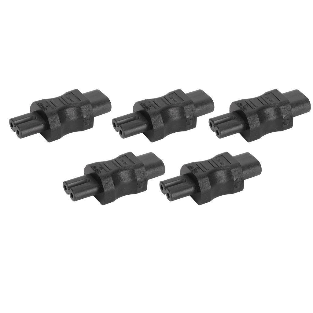 5 шт. IEC320 C8 - IEC320 C7 конвертер разъем 2-контактный 2500 Вт адаптер питания для ноутбука