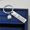 Stainless Steel Key Chain Housewarming Key Ring Exquisite Keychain Metal Keyring Fashion Decoration Gift