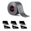 Universal Car Stickers Doorsill Bumper Threshold Step Carbon Fiber Protector Guard Strip Sticker Anti Scratch Strips Film Interior Mirrors 6