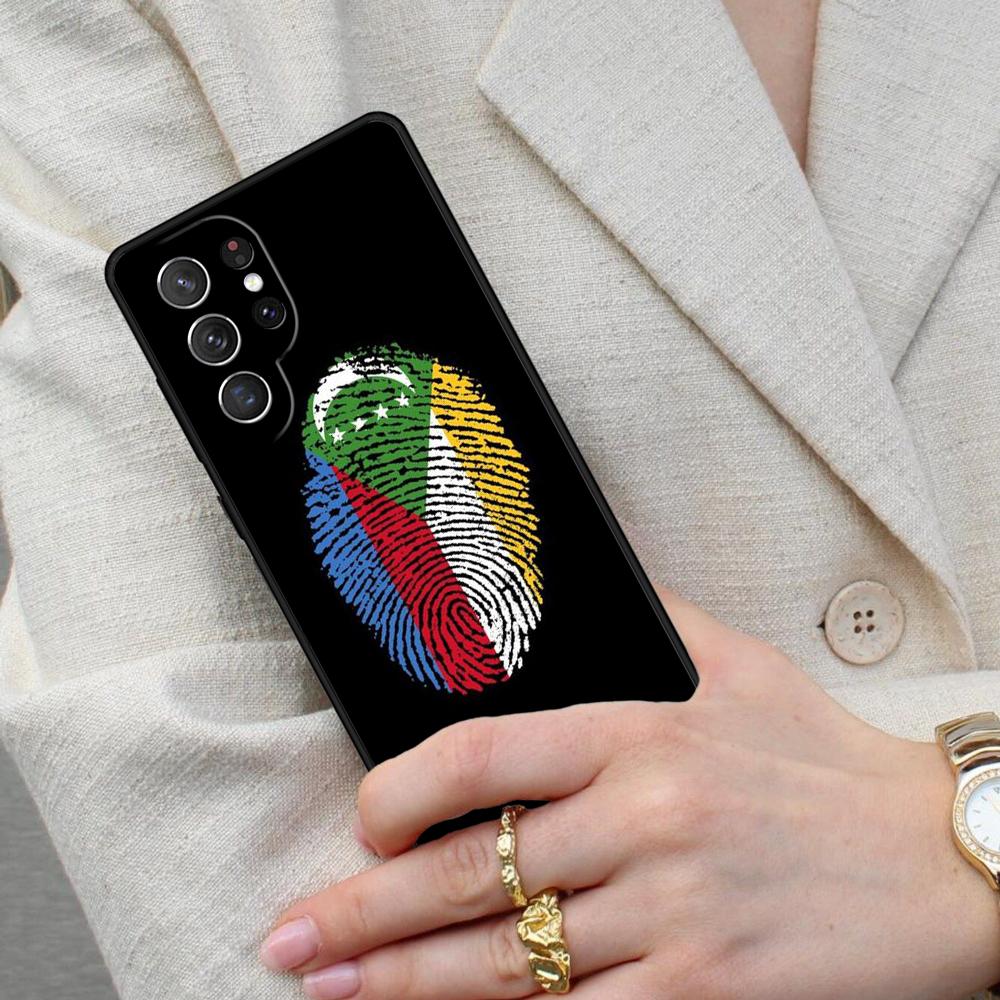 Чехол для телефона с флагом Коморских островов для Samsung Galaxy S26 Ultra S25 S24 S23 S22 S21 S20 Note10