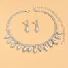 Trendy choker necklace bridal gown stage performance fashion accessories jewelry set