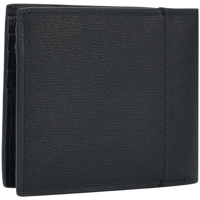 Calvin Klein Мужской складной кожаный кошелек Business Casual с множеством отделений для карт Цвет: Космический черный 4D1304G-UB1