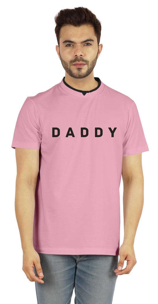 Inkmeso Мужская футболка с круглым вырезом и V-образным вырезом с надписью Daddy Tshirt For Dads Jersey