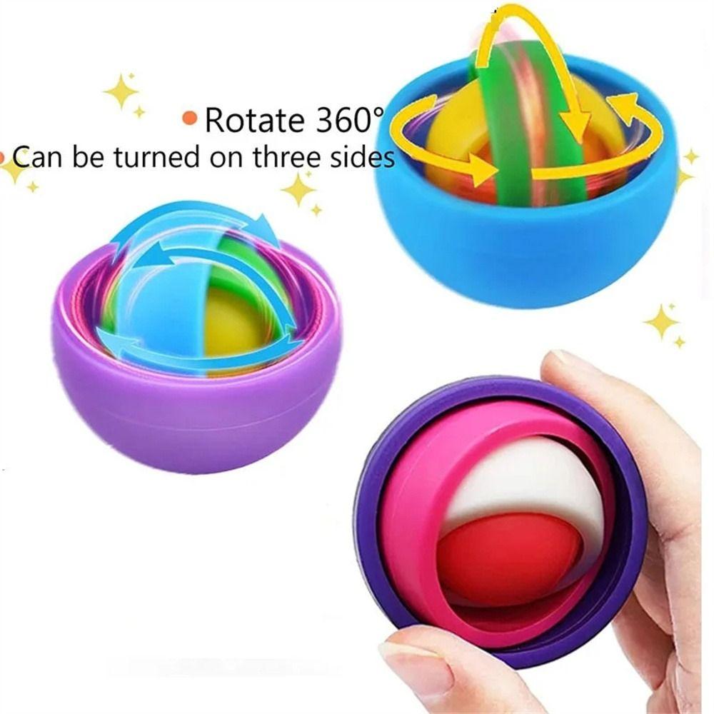Hand Spinner Gyroscope 3D Balls Spinning Top Sports Toys Fidget Spinners Kids Adults