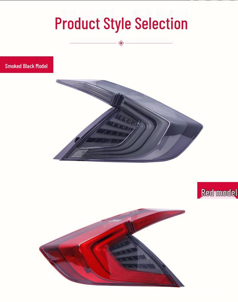 Светодиодный задний фонарь для Honda Civic 10-го поколения: Модификация дневных ходовых огней и стоп-сигналов