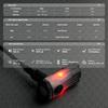 Wuben E2 EDC Flashlight Ultra Light Heartbeat Strobe Neck Torch Mini Rechargeable Keychain Flashlights IP66 Camping Pocket Light