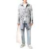 DIESEL Jackets Men's Gray Lapel Moderate Straight Fit A053670JFAQ9XX