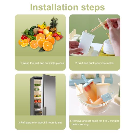 Поднос для мороженого, шикарная отдельно стоящая легкая форма для мороженого, DIY Craft Ice Pop Maker, форма для мороженого для ресторана