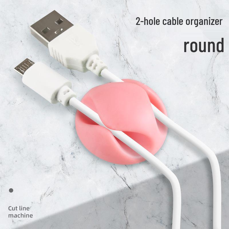 Desktop Cable Organizer and Earphone Storage Clip
