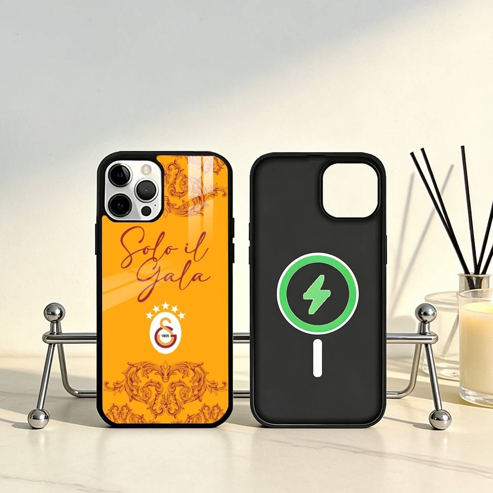 Чехол для телефона G-GalatasarayS 1905s для iPhone17,16,15,14,13,12,11 Plus,Pro Max Магнитный для Magsafe Беспроводной зарядки