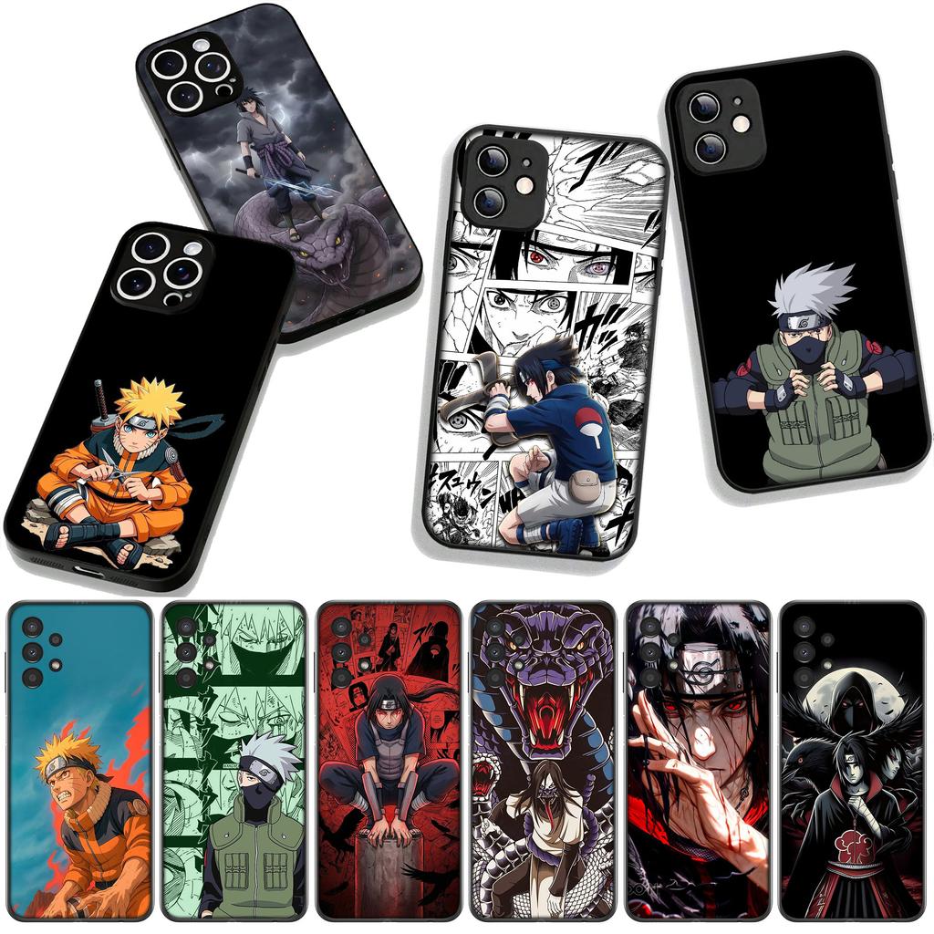 Itachi Akatsuki Sasuke Kakashi Narutos Case for Samsung Galaxy A36 A17 A26 A07 A35 A54 A53 A13 A33 A34 S8 S9 S20 S21 FE S10 Plus