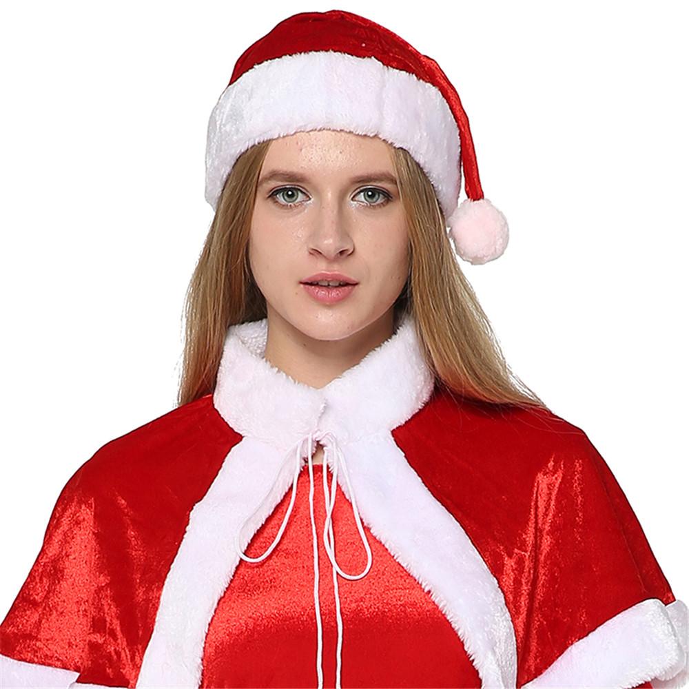 Женский милый наряд Мисс Санта-Клауса, рождественский маскарадный костюм