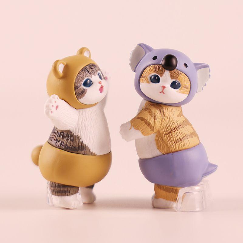 Cat Cos Animal Panda Rabbit Action Figure Toy Decoration Ornaments Xmas Gift