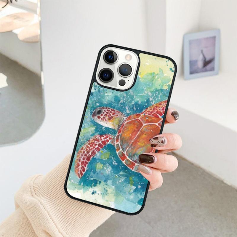 Чехол для телефона с морской черепахой для iPhone 17 Air 16 15 14 11 12 13 Pro MAX Plus coque Чехол-оболочка