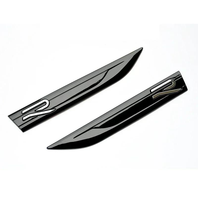 2Pcs for Volkswagen VW R RLINE Polo Golf Jetta Beetle Tiguan Touran Passat T-Roc CC Car Side Fender Strip Sticker Modification