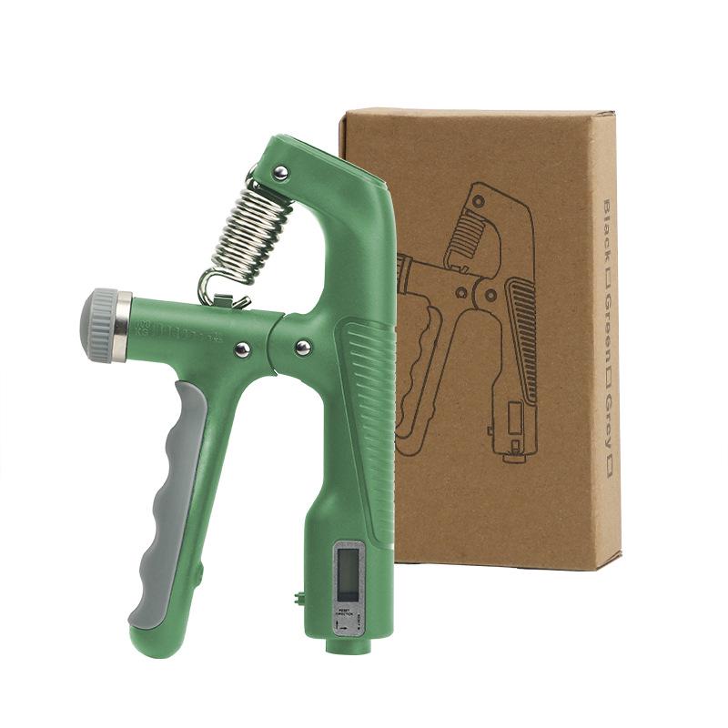 Силовой тренажер с регулируемым хватом: Электронный счетный ручной захват (10-100КГ) для тренировки мышц