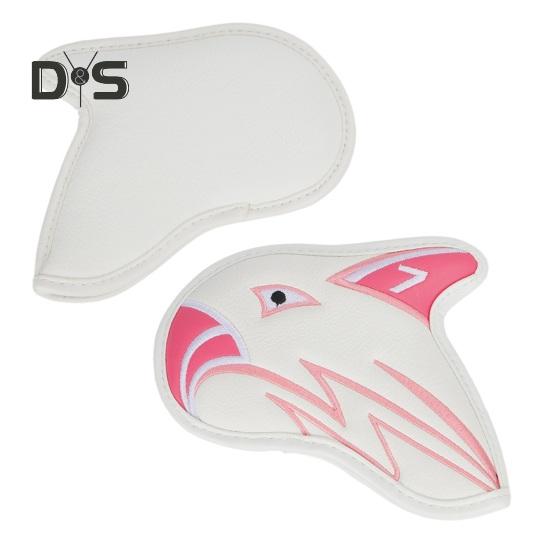 11 шт. чехлы для клюшек для гольфа из искусственной кожи, защитные чехлы для головок клюшек с рисунком орла, чехлы для головок клюшек для гольфа, аксессуары для гольфа для всех клюшек для гольфа