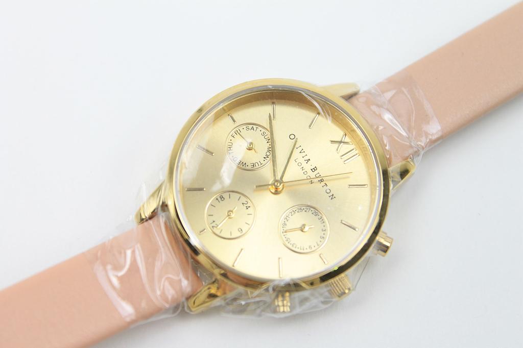 Аналоговые часы Olivia Burton из кожи OB15CGM55 (Пункт) [Элемент]