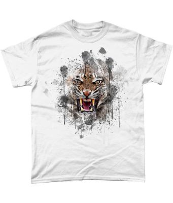 Футболка Angry Tiger Цвет Абстрактный Унисекс Все размеры Gildan