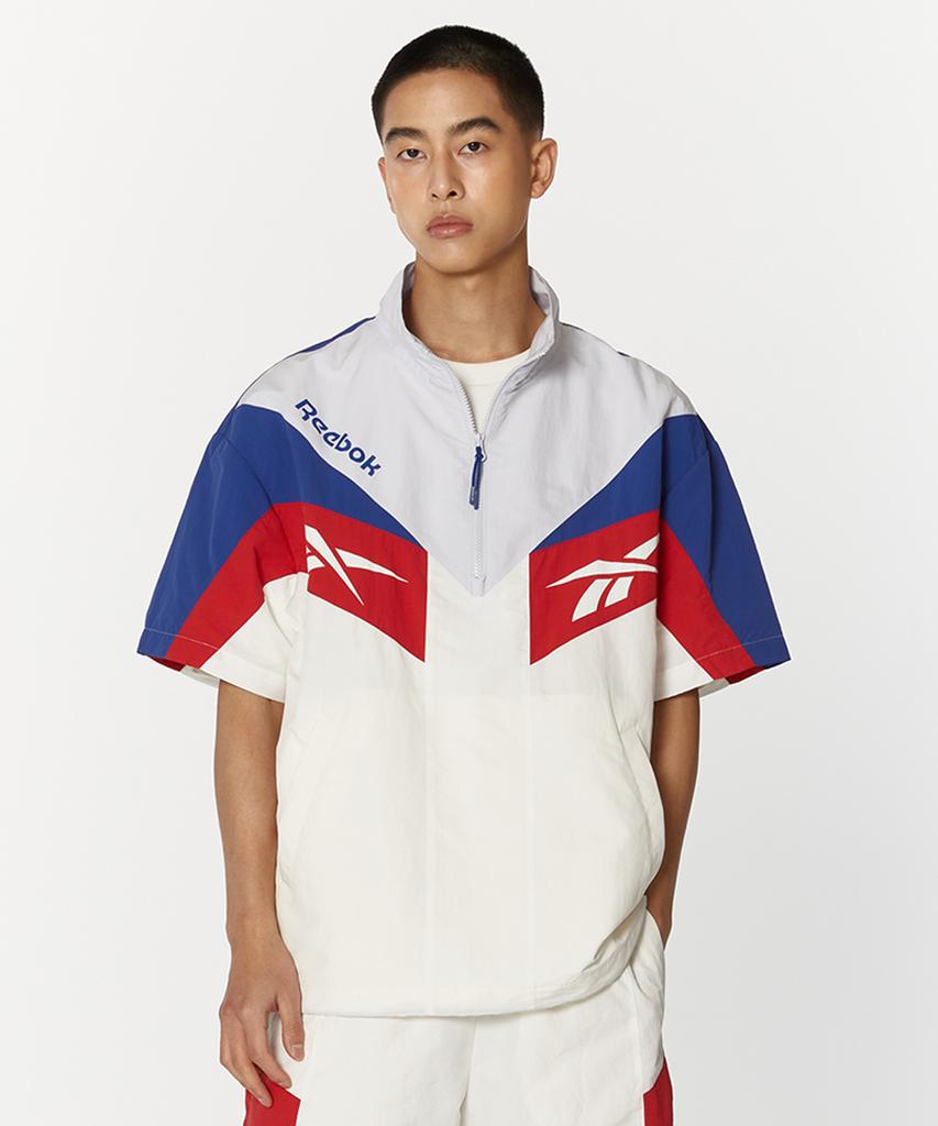 Reebok Анорак Twin Vector с коротким рукавом - Цвет: внебелый