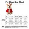 Red Dog Festive Costume Festive Holiday Pet Cloak Cute Pet Christmas Cape  Cat Dog