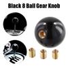 Черная 8-шаровая ручка рычага переключения передач/короткая автоматическая акриловая универсальная автомобильная ручка для модификации рычага переключения передач аксессуары для коробки передач C9N6