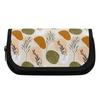 Pencil Case Double Layer 300D Polyester Metal Zipper with Double Compartments for School Office Travel for School Office Travel