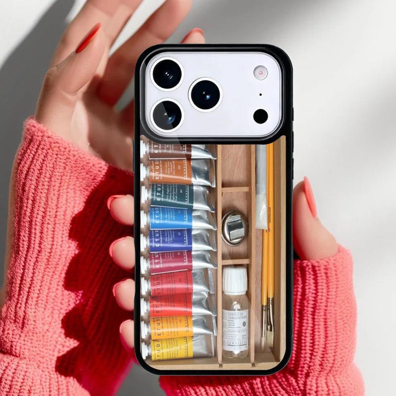 Красочный Радужный Акварельный Чехол для Телефона для iPhone 17 16 15 14 13 Pro Max Задняя Крышка для 12 11 Pro Coque
