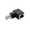 90 Degree Network Cable Connector LAN Extension Adapter for Cat5 Cat6 LAN Ethernet Network Cable