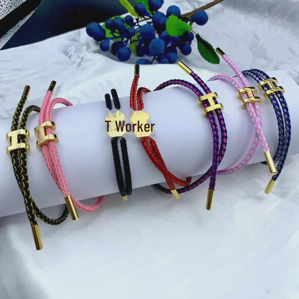 I-образная пряжка 3D золотой проволочный браслет: Регулируемый, водонепроницаемый, из титановой стали и устойчивый к поту