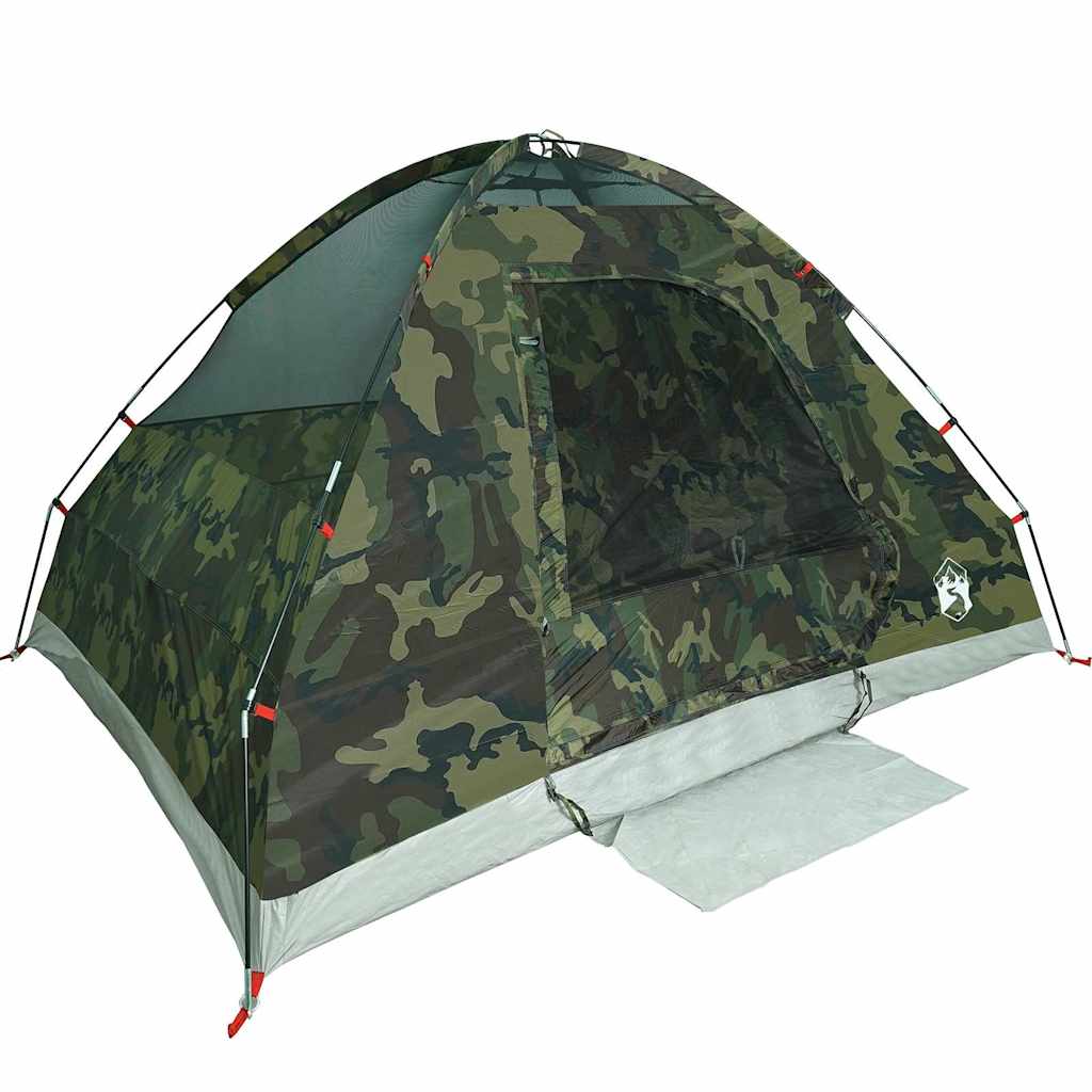 Dome Family Tent for 6 Persons Camouflage Pattern Waterproof