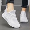 Fashion Spring Summer White Sneakers for Women Breathable Knitted Sneakers Mesh Casual Sports Shoes Woman Comfort Walking Shoes Female