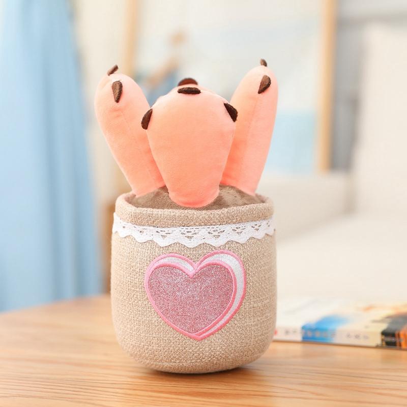 Творческий суккулентный тюльпан-колокольчик в горшке, плюшевая игрушка, украшение для гостиной, офиса, мягкое растение, кукла, подушка, подарок для девочек на праздник