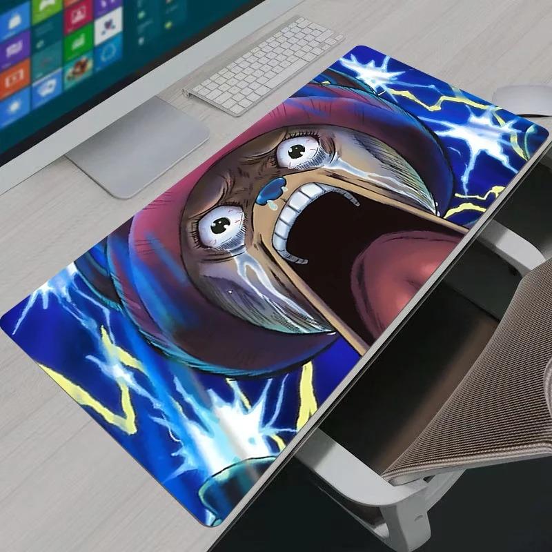 Gaming Mouse Pad Gamer Home Computer HD Mousepad XXL Keyboard Pad Carpet Non-Slip Office One Piece Tony Tony Chopper Mouse Mats